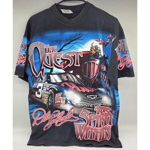 Vintage Nascar-Dale Earnhardt The Quest The Spirit TShirt Size Medium (As shown)